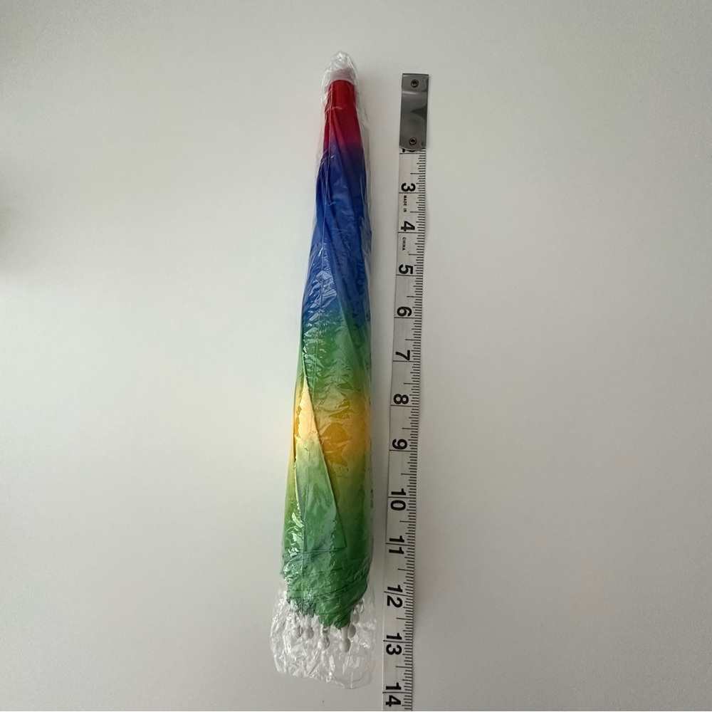 NWT Rainbow Umbrella Hat
